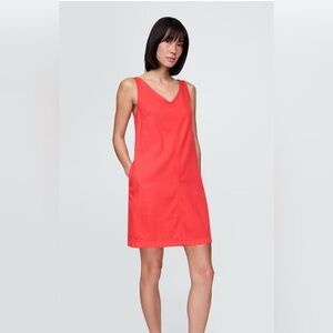 NEW w/tags - Gap UltraSoft Red Denim Mini Dress XXS